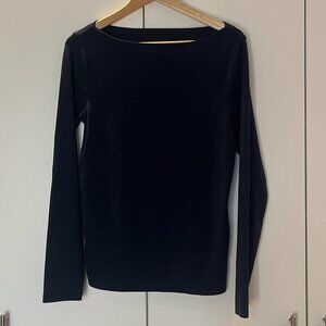 Gap Modern Boatneck T-Shirt Navy Size L